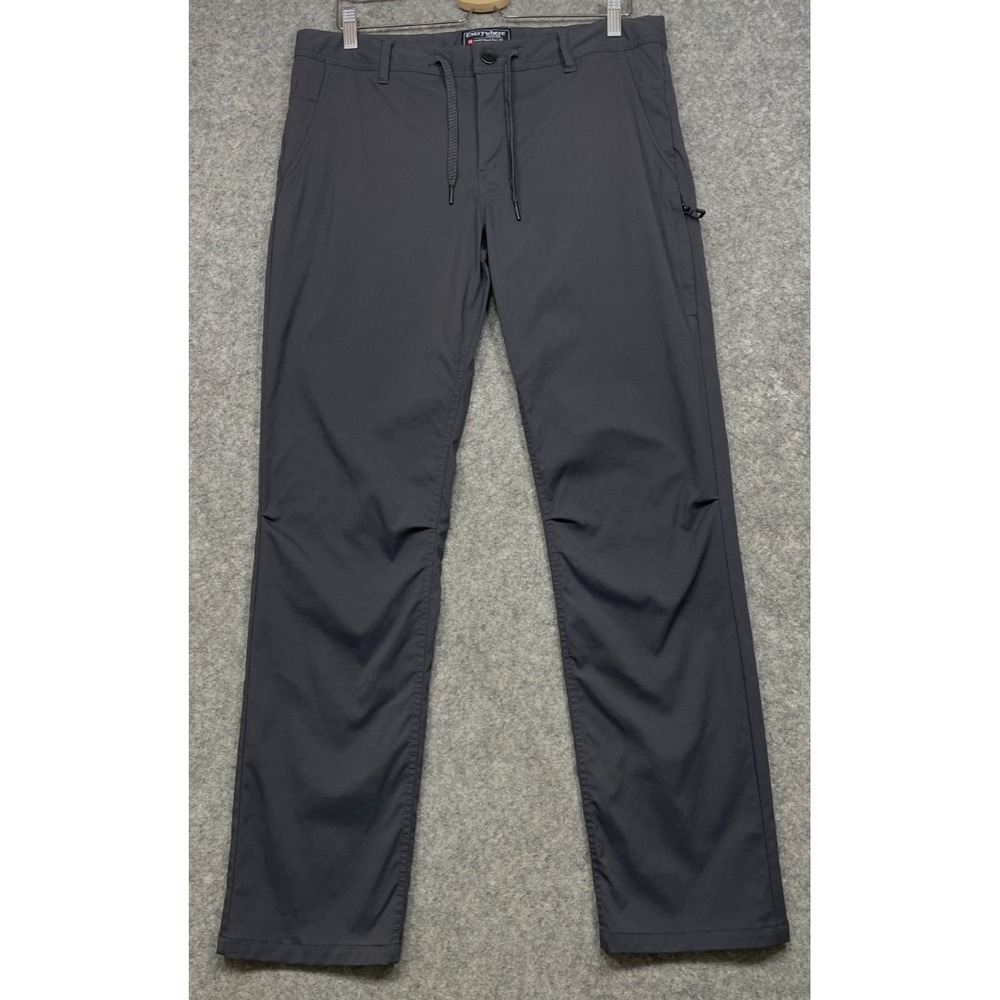 686 Everywhere Pants Gray 34x31 Relaxed Fit